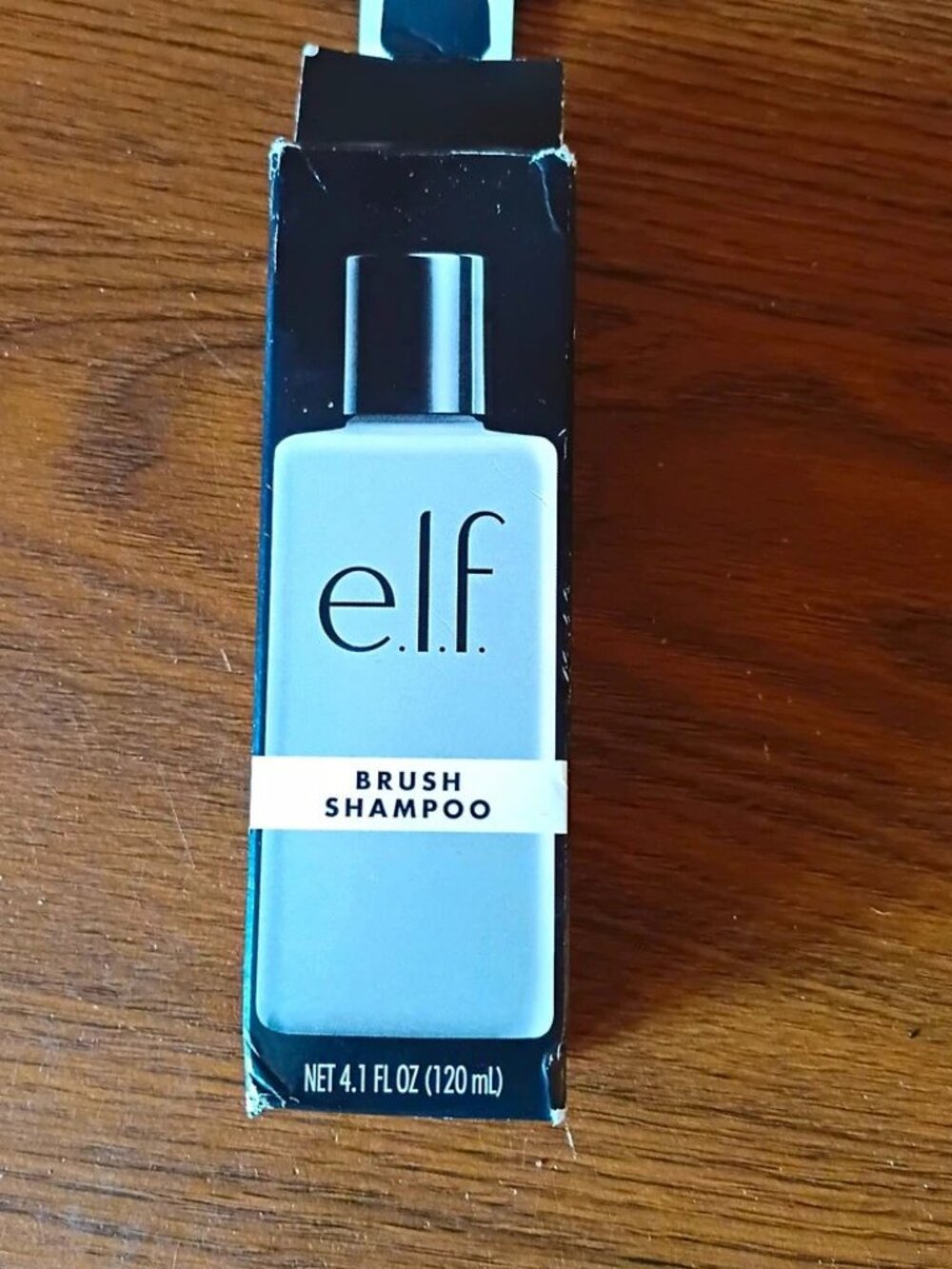 e.l.f. Brush Shampoo Liquid Makeup Brush Cleaner, Clear, 4.1 fl oz (120 mL)